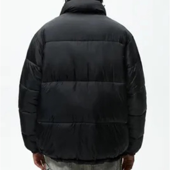 Zara black quilted puffer jacket NWT - Picture 2 of 5